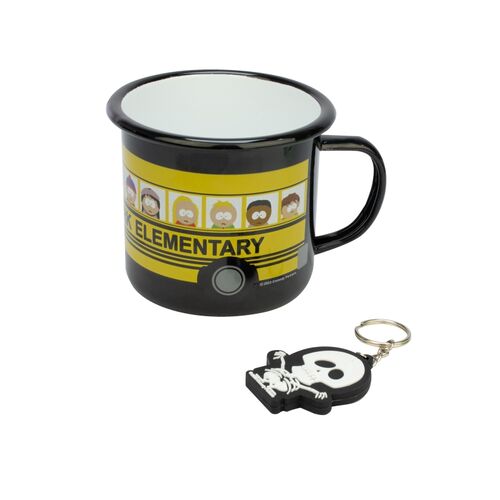 Enamel Mug & Keyring Gift Box