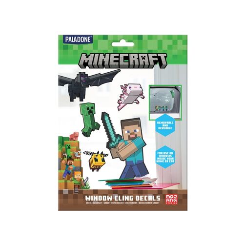 Pack vinilos para cristal Minecraft 21 x 15 cm