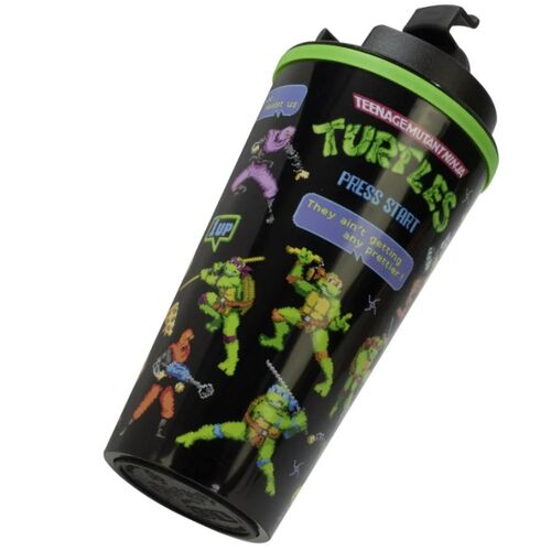 Vaso Termo con tapa de rosca Tortugas Ninja 450 ml