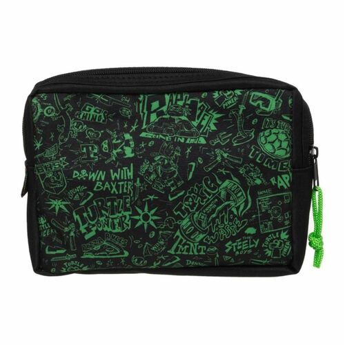 Estuche de Lpices con Mltiples Bolsillos Tortugas Ninja PVC. Nylon y goma EVA