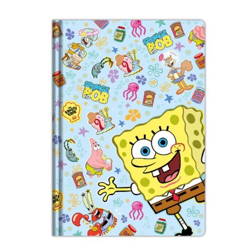 Cuaderno premium tapa dura Bob Esponja A5 (120 pginas)