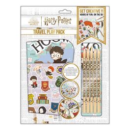 Paquete de Juego para Viaje Harry Potter Pegatinas. hojas y lpices