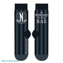 Set regalo con taza y calcetines Wednesday en color negro 315 ml y TU 36-41