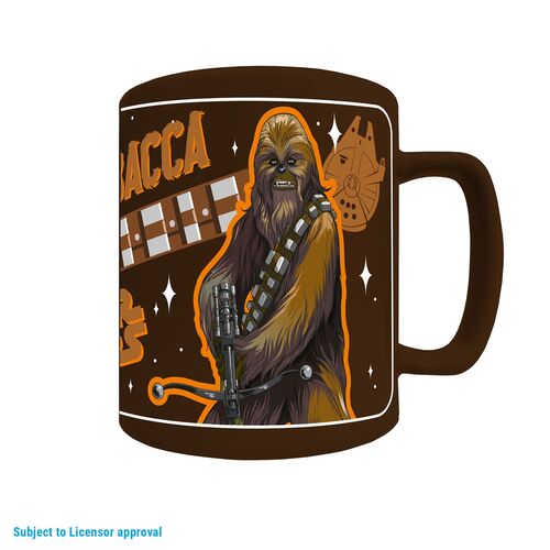 Taza con funda de peluche Chewbacca 440 ml