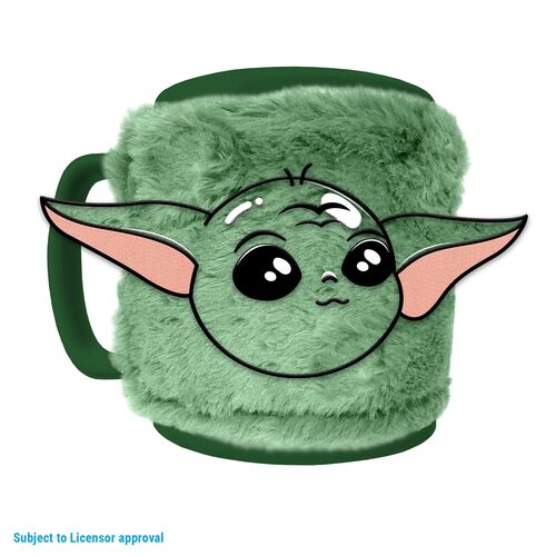 Mug with plush sleeve Grogu 440 ml