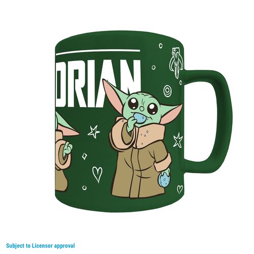 Mug with plush sleeve Grogu 440 ml