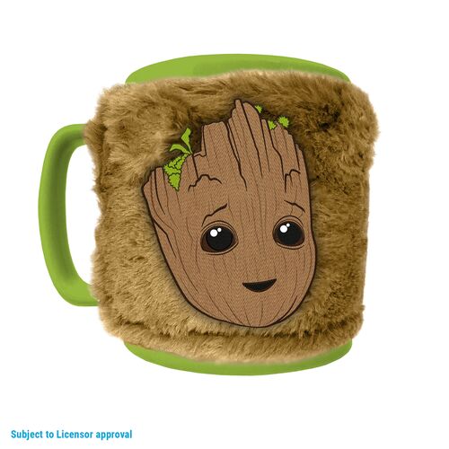 Taza con funda de peluche Groot 440 ml