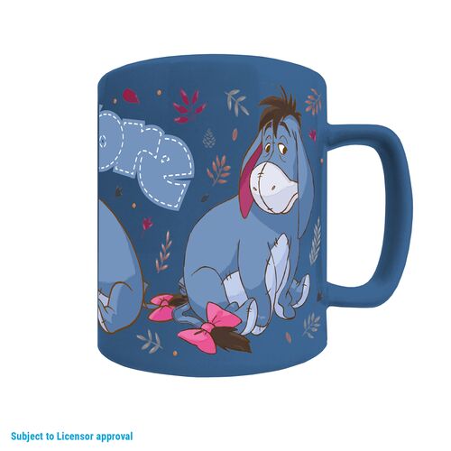 Taza con funda de peluche Eeyore 440 ml