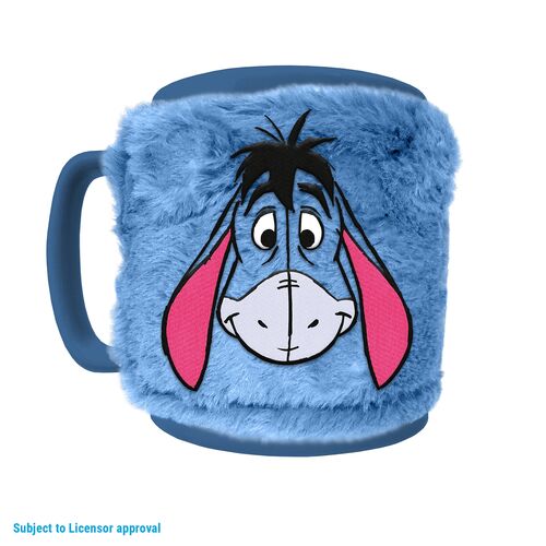 Mug with Eeyore plush sleeve 440 ml