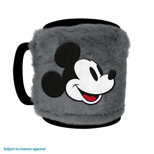 Taza con funda de peluche Mickey Mouse 440 ml