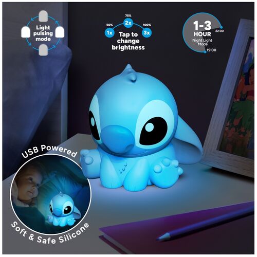 Stitch Silicone Light Battery 15 cm