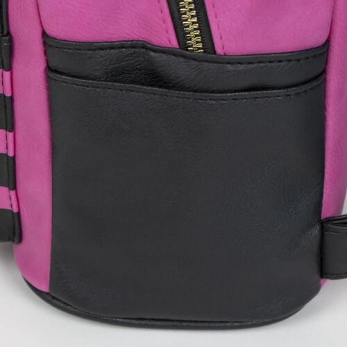 Cheshire cat leatherette casual fashion backpack