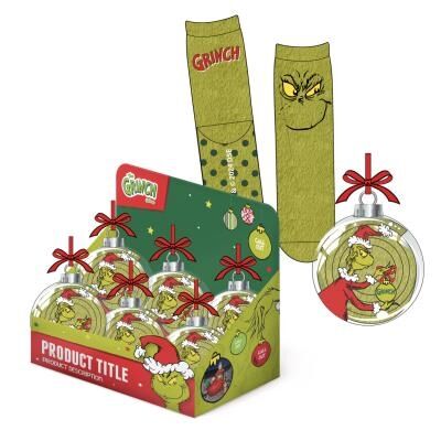 The Grinch non-slip socks one size 38/45