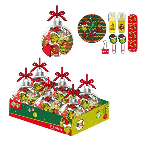 The Grinch Christmas stationery set