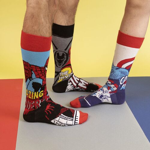 Spiderman miniature head socks TU 38/45