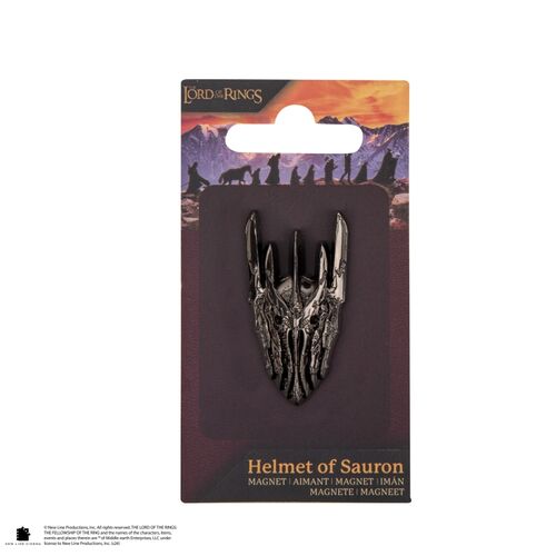 Magnetic pin Helm of Sauron. zinc alloy and magnet. 5 x 3 x 1.3 cm