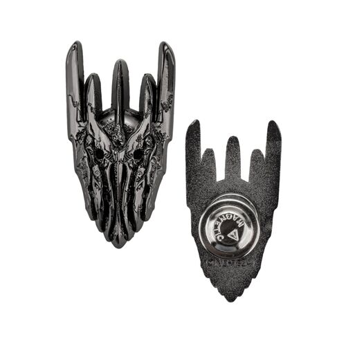 Magnetic pin Helm of Sauron. zinc alloy and magnet. 5 x 3 x 1.3 cm