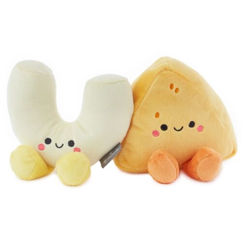 Set de dos Peluches magnticos better together Mac & Cheese 10 cm