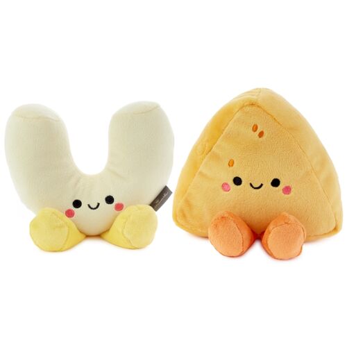 Set de dos Peluches magnticos better together Mac & Cheese 10 cm