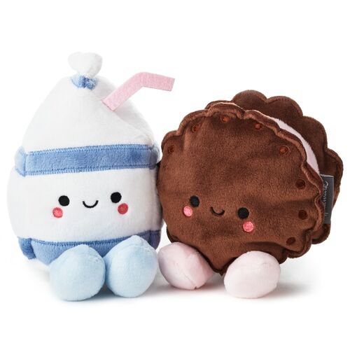 Set de dos Peluches magnticos better together Leche & Galleta 13 cm