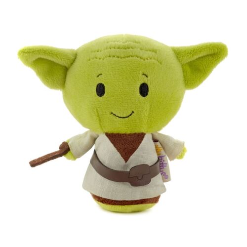 Peluche Itty bitty con sonido Yoda 10 cm