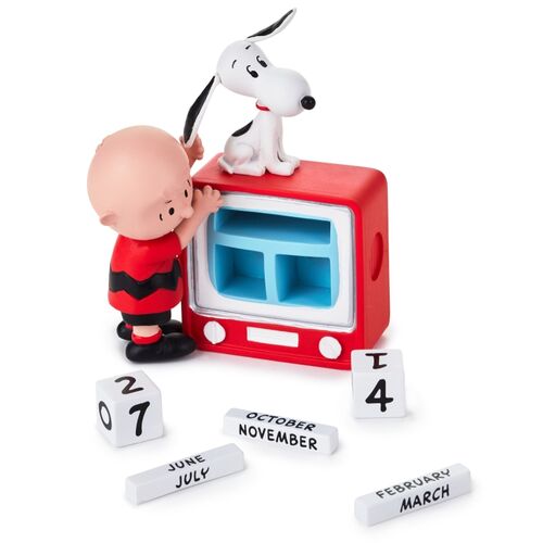 Charlie Brown & Snoopy TV Calendar 14 cm