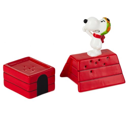 Snoopy aviator salt & pepper shaker set 17 cm