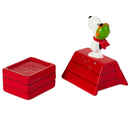 Set de salero y pimentero Snoopy aviador 17 cm