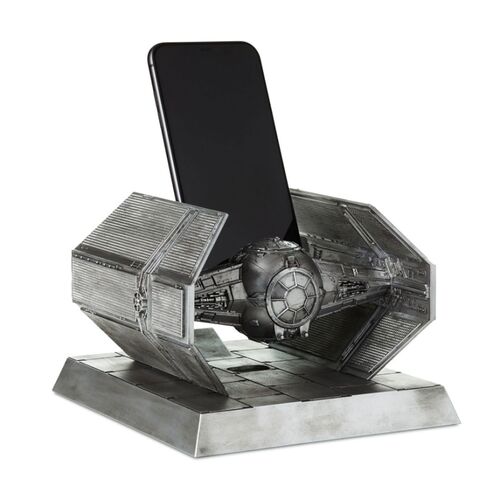 Phone stand with light projection Fighter spaceship