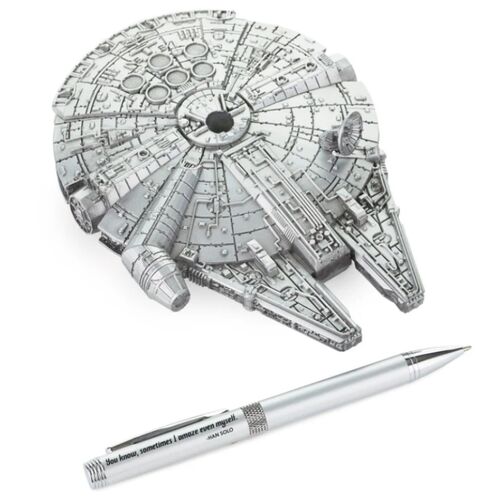 Desk accessory with Millennium Falcon pen