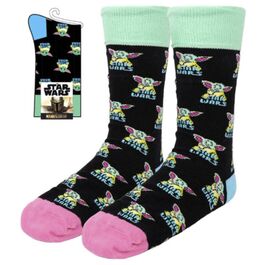 The Mandalorian The Child black socks sz. 35-41