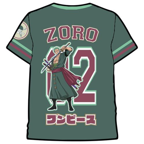 Camiseta deporte One Piece Zoro verde talla M