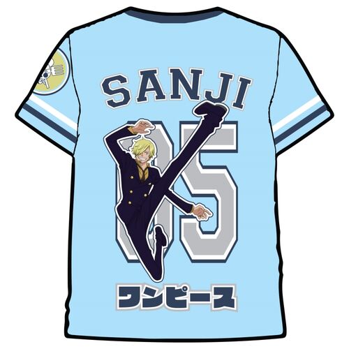 One Piece Sanji light blue sport T-shirt size M