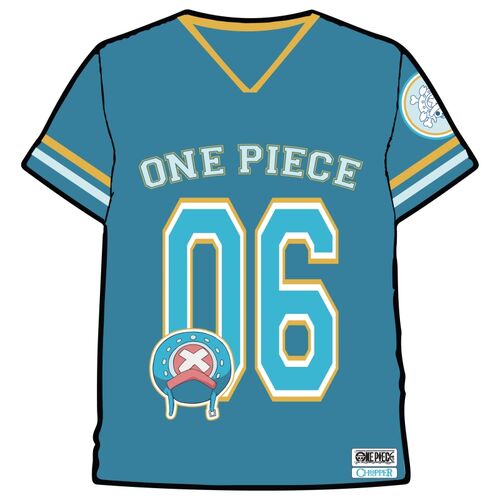 Camiseta deporte One Piece Chopper Azul talla M