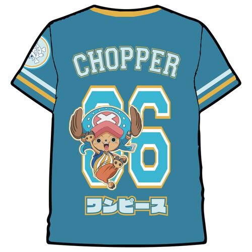 Camiseta deporte One Piece Chopper Azul talla M