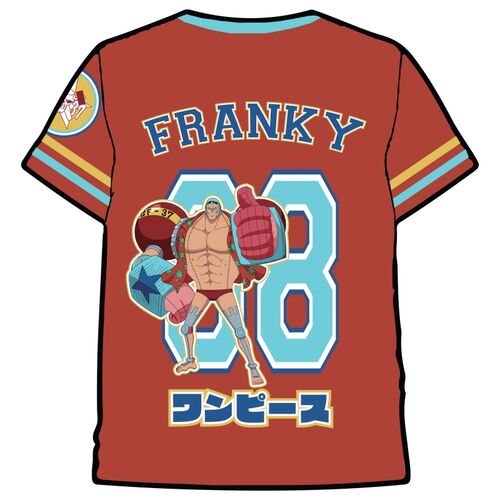 One Piece Franky red sport T-shirt size M