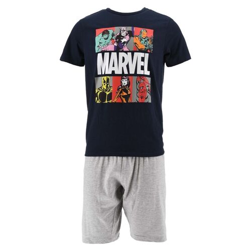 Marvel Comics Blue Pajamas L