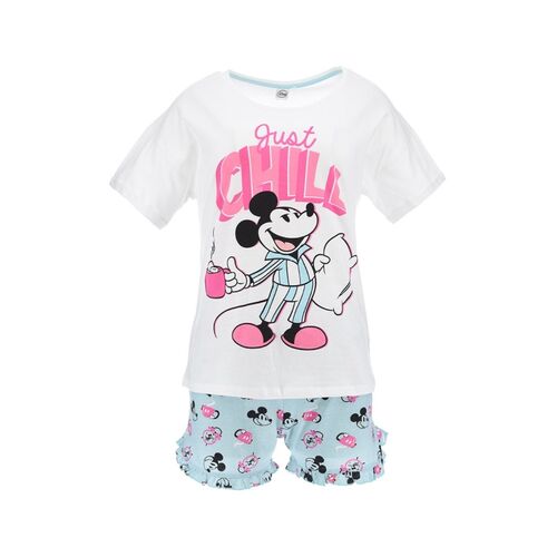 Pijama Mickey Blanco Talla L