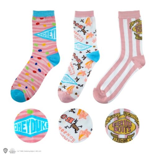 Socks Set Of 3 Harry Potter Honeydukes (Size 35 - 45)