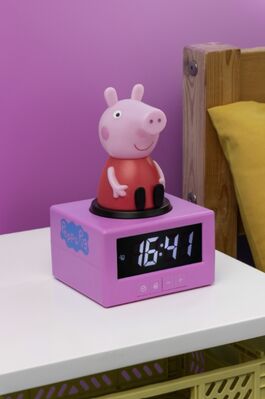 Reloj Despertador Peppa Pig con cable USB