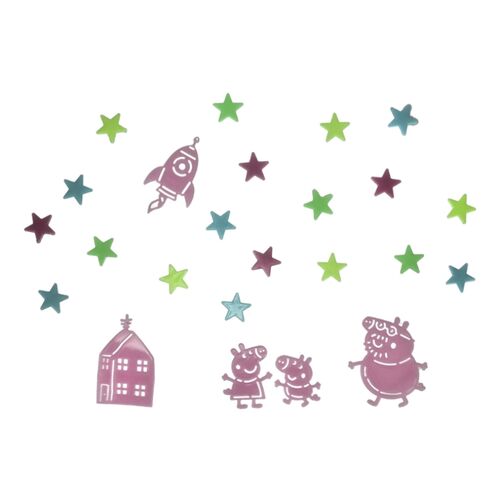 Peppa Pig Glow in the Dark Wall Decal Stars