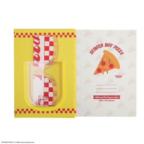 Cuaderno tapa dura Surfer Boy Pizza 15 x 21 x 1.4 cm