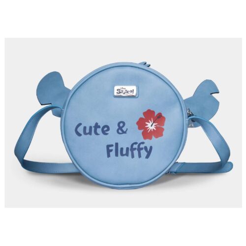 Round Crossbody Bag Cute & Fluffy Stitch