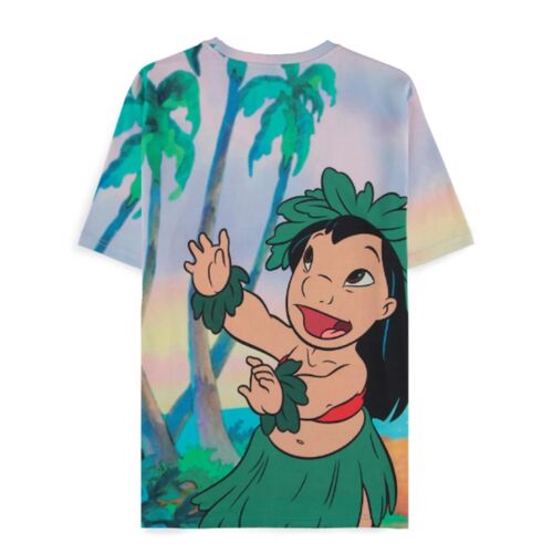 Lilo & Stitch Dancing All Over Print T-Shirt XS