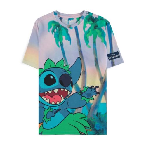 Lilo & Stitch Dancing All Over Print T-Shirt XS