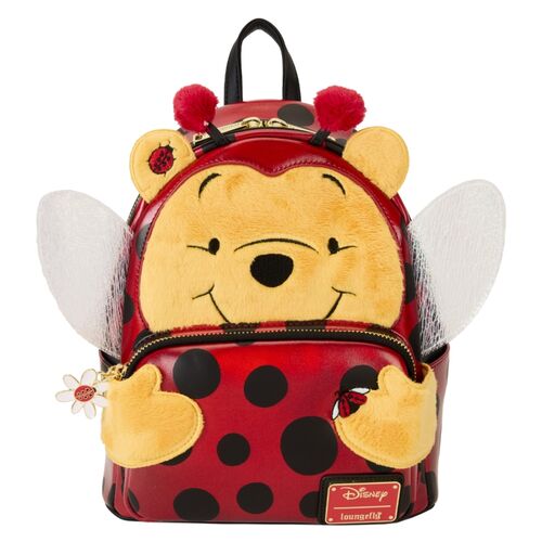 Mini Mochila Winnie the Pooh con disfraz de mariquita