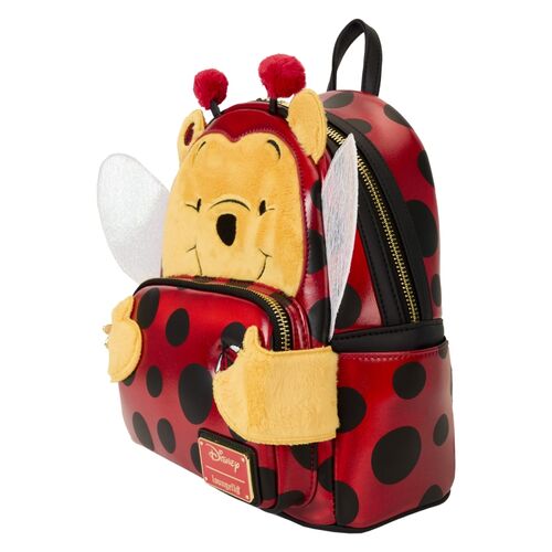 Mini Mochila Winnie the Pooh con disfraz de mariquita