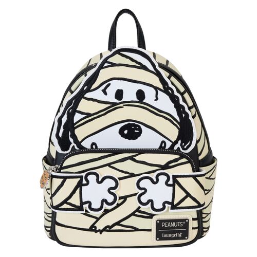 Mini Mochila Snoopy con disfraz de momia Glow in the Dark