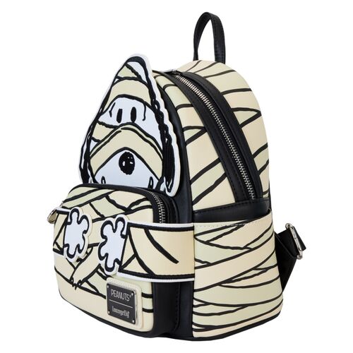 Mini Mochila Snoopy con disfraz de momia Glow in the Dark