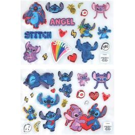 Stitch Puffy Gadget Decals 21 x 15 cm